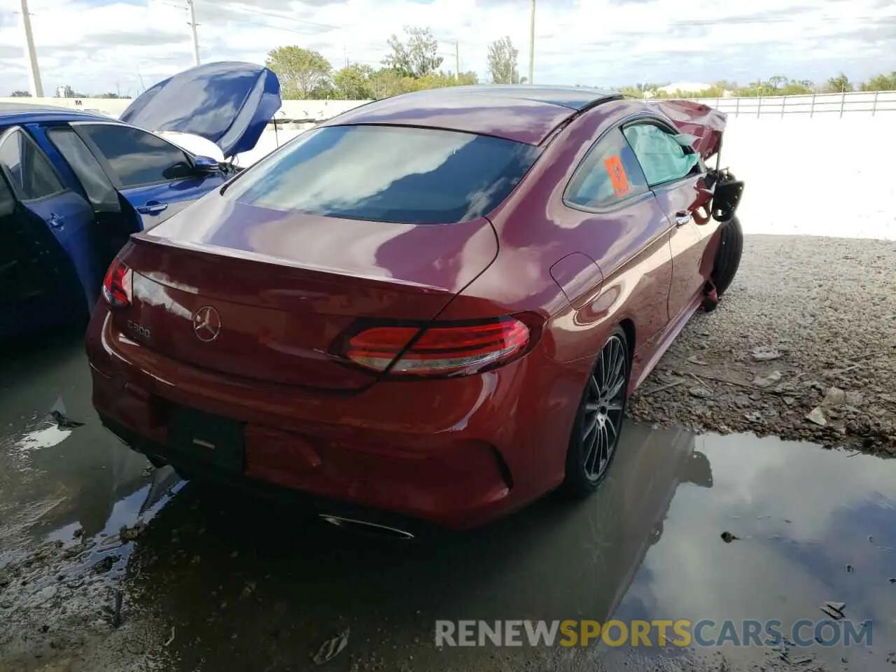 4 Photograph of a damaged car WDDWJ8DB6KF852943 MERCEDES-BENZ C-CLASS 2019