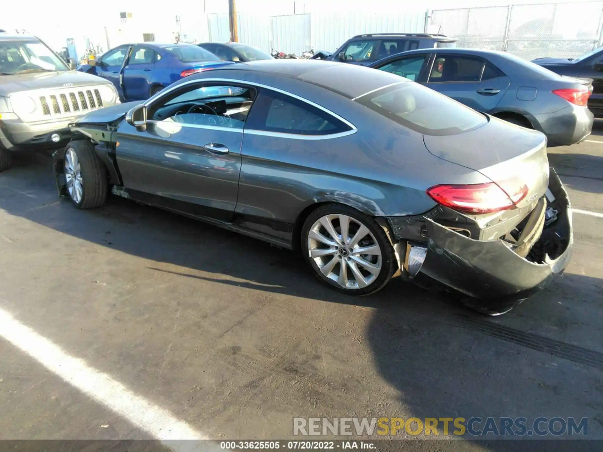 3 Photograph of a damaged car WDDWJ8DB9KF772004 MERCEDES-BENZ C-CLASS 2019