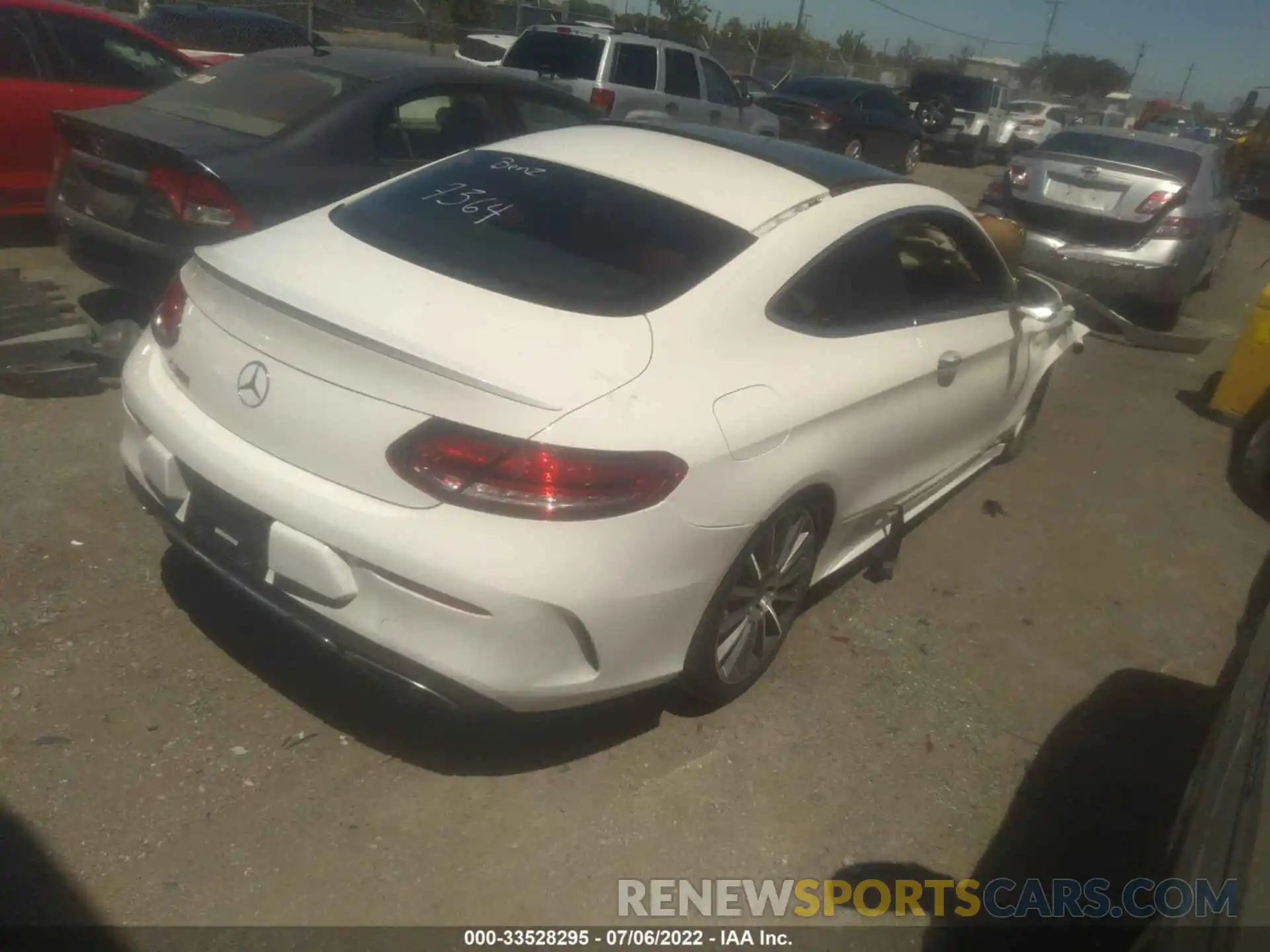 4 Photograph of a damaged car WDDWJ8DB9KF777364 MERCEDES-BENZ C-CLASS 2019