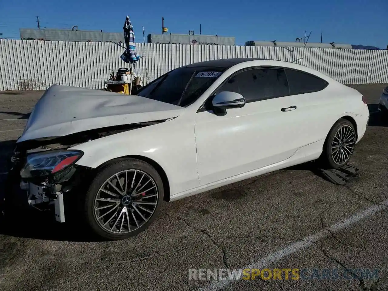 1 Photograph of a damaged car WDDWJ8DB9KF823887 MERCEDES-BENZ C-CLASS 2019