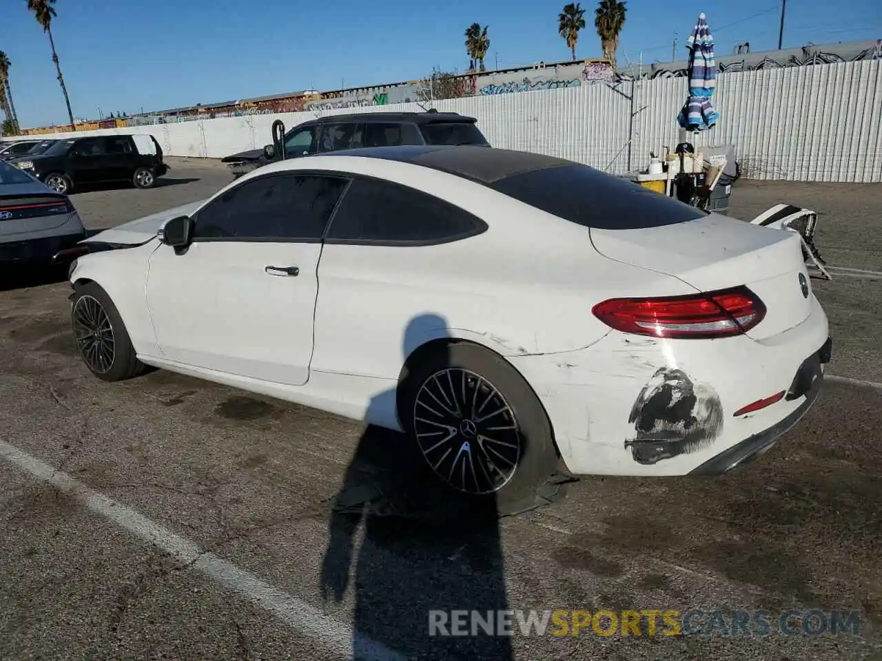 2 Photograph of a damaged car WDDWJ8DB9KF823887 MERCEDES-BENZ C-CLASS 2019