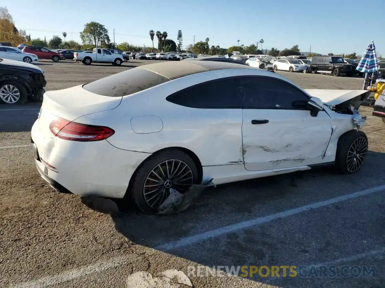 3 Photograph of a damaged car WDDWJ8DB9KF823887 MERCEDES-BENZ C-CLASS 2019