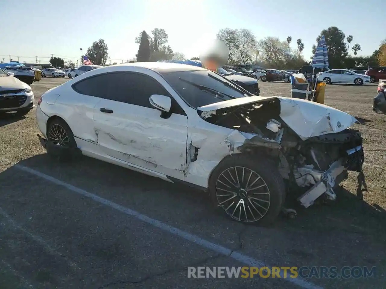 4 Photograph of a damaged car WDDWJ8DB9KF823887 MERCEDES-BENZ C-CLASS 2019