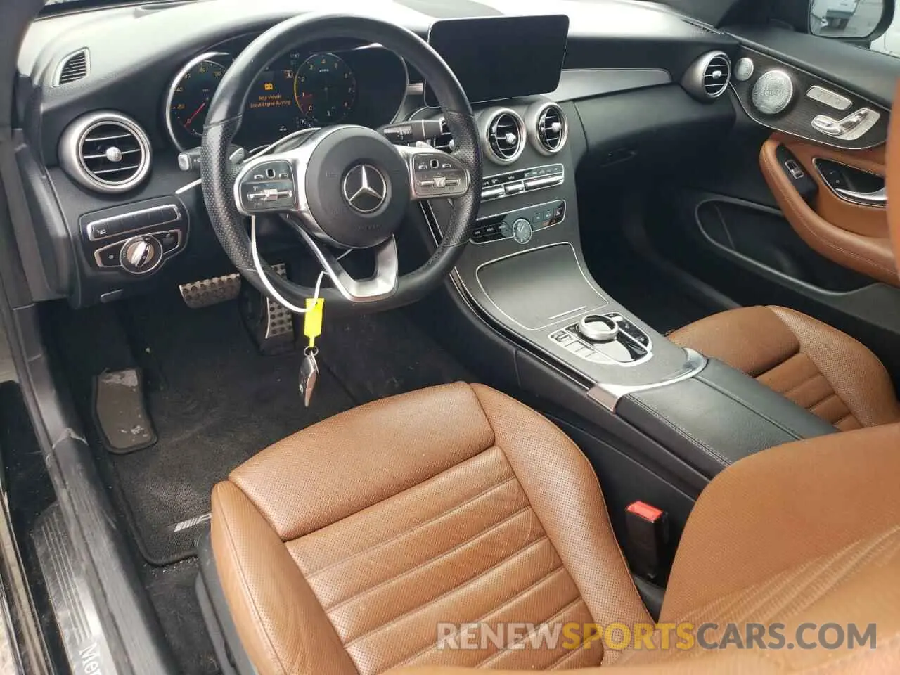 8 Photograph of a damaged car WDDWJ8DBXKF784453 MERCEDES-BENZ C-CLASS 2019