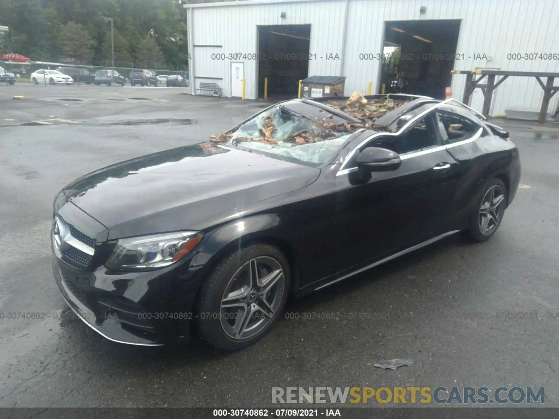 2 Photograph of a damaged car WDDWJ8EB2KF802460 MERCEDES-BENZ C-CLASS 2019