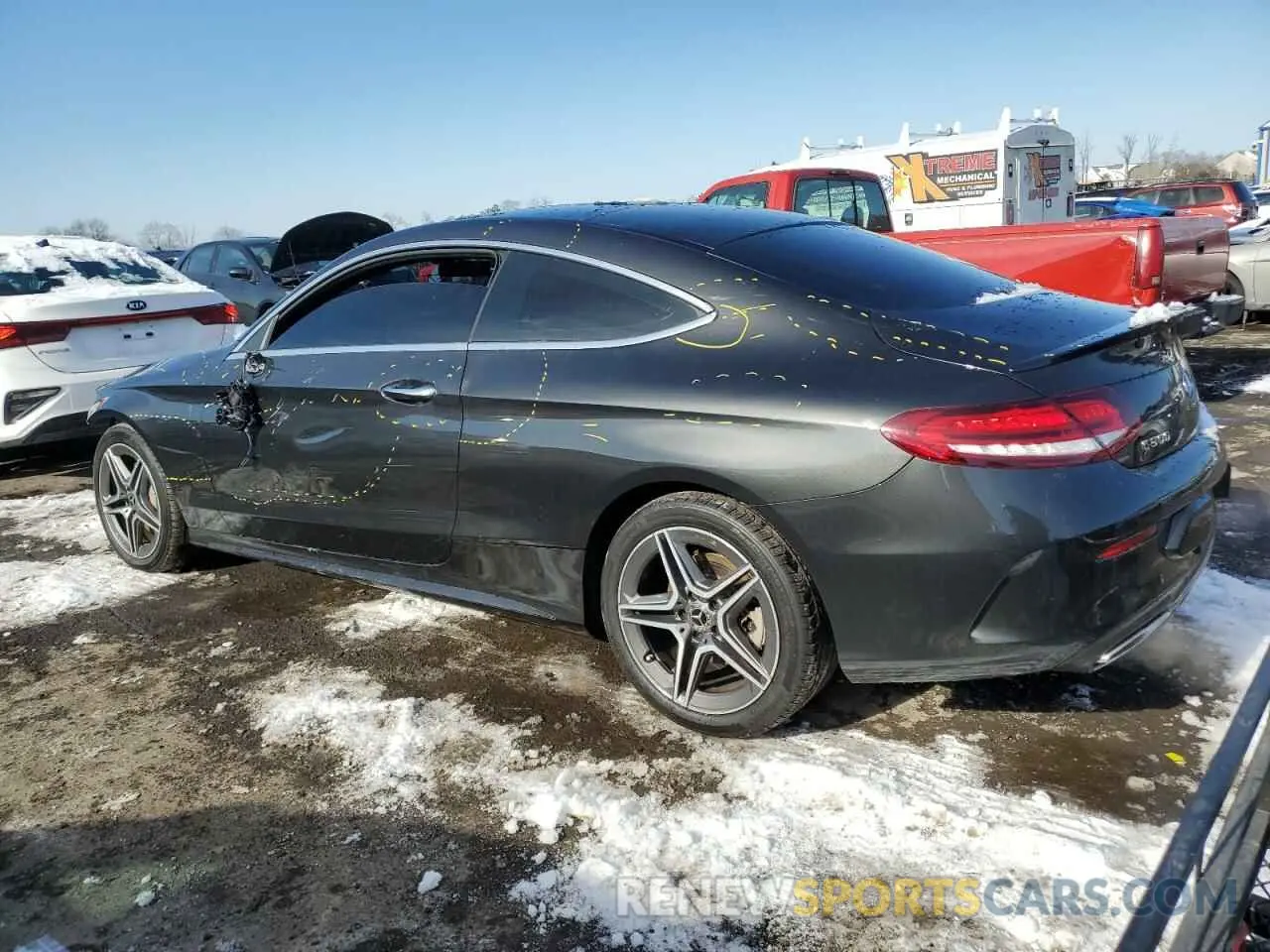2 Photograph of a damaged car WDDWJ8EB2KF814754 MERCEDES-BENZ C-CLASS 2019
