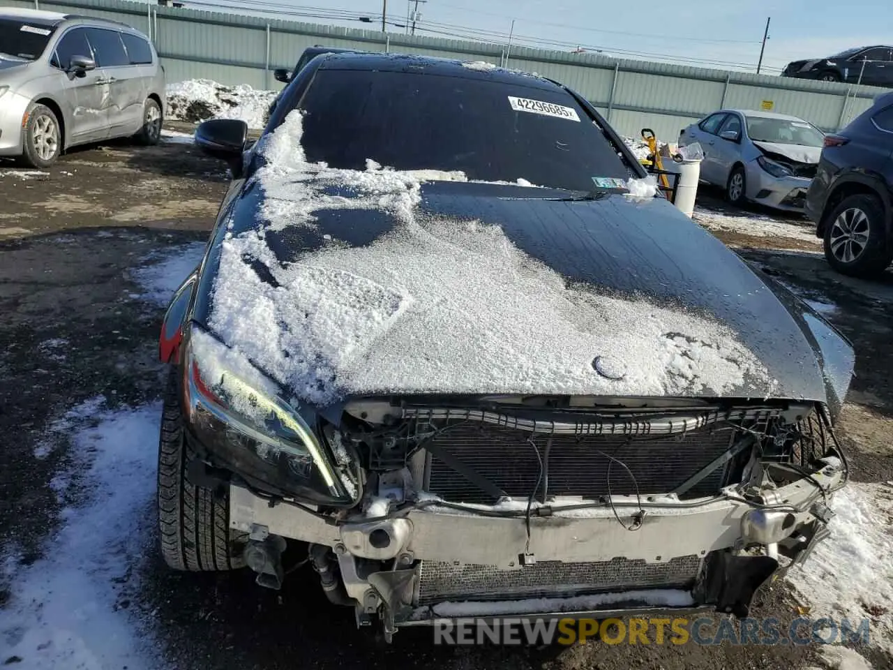 5 Photograph of a damaged car WDDWJ8EB2KF814754 MERCEDES-BENZ C-CLASS 2019