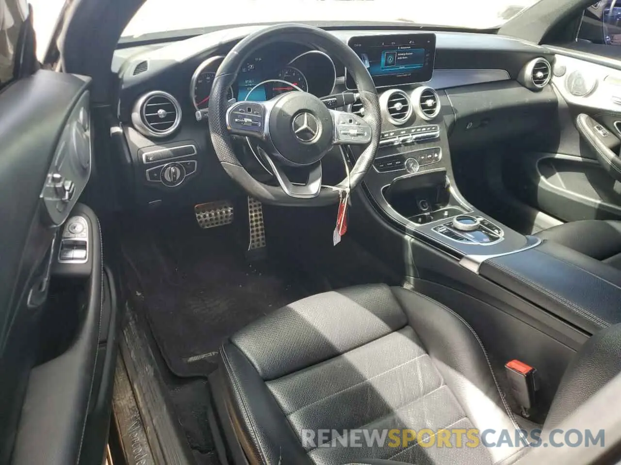 8 Photograph of a damaged car WDDWJ8EB2KF854512 MERCEDES-BENZ C-CLASS 2019