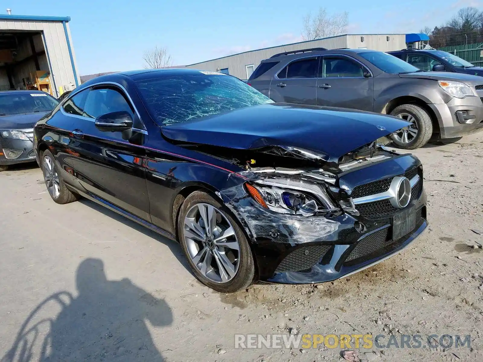 1 Photograph of a damaged car WDDWJ8EB8KF836998 MERCEDES-BENZ C CLASS 2019