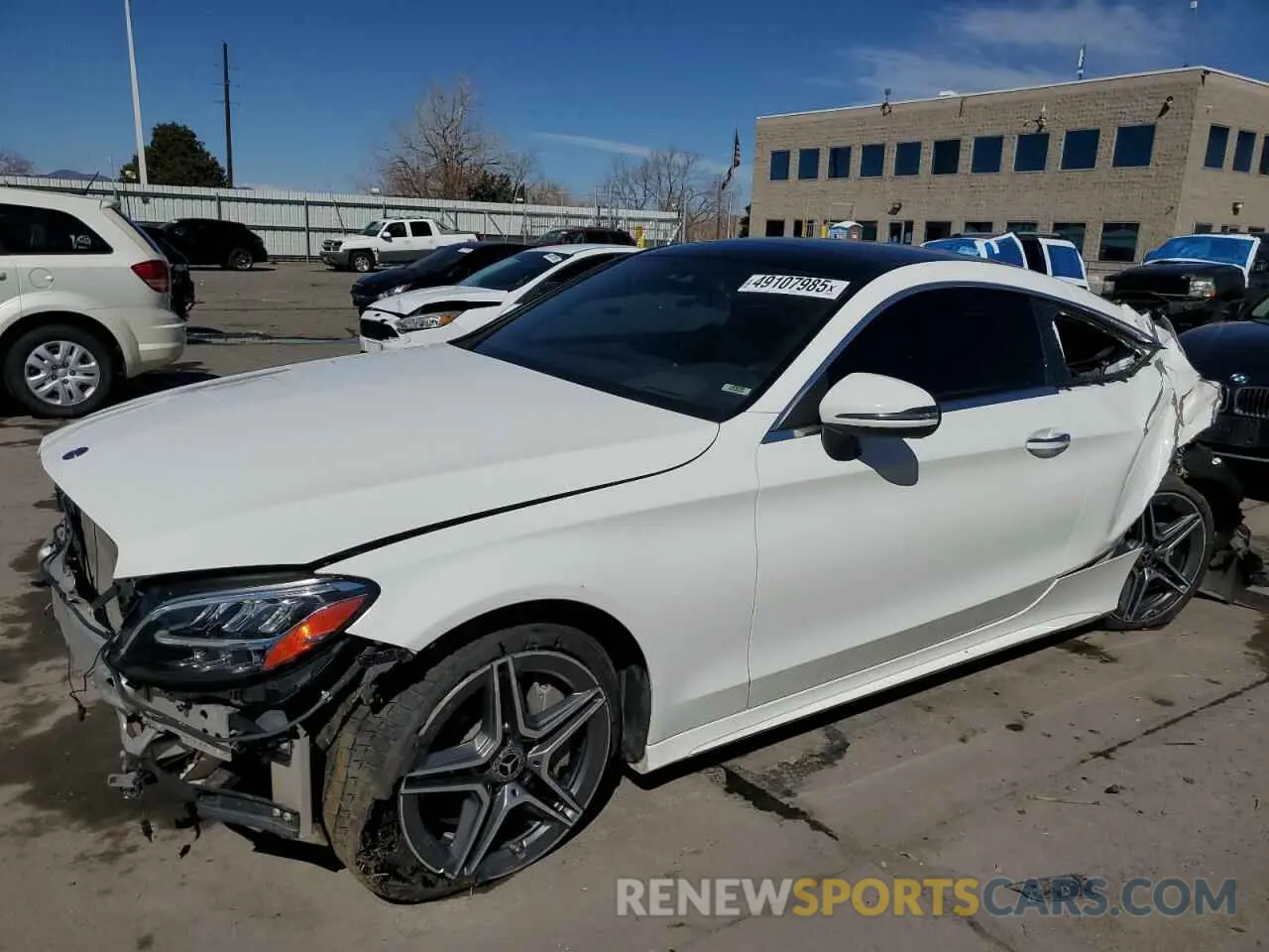 1 Photograph of a damaged car WDDWJ8EB9KF814668 MERCEDES-BENZ C-CLASS 2019