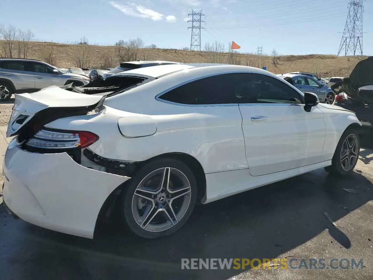3 Photograph of a damaged car WDDWJ8EB9KF814668 MERCEDES-BENZ C-CLASS 2019