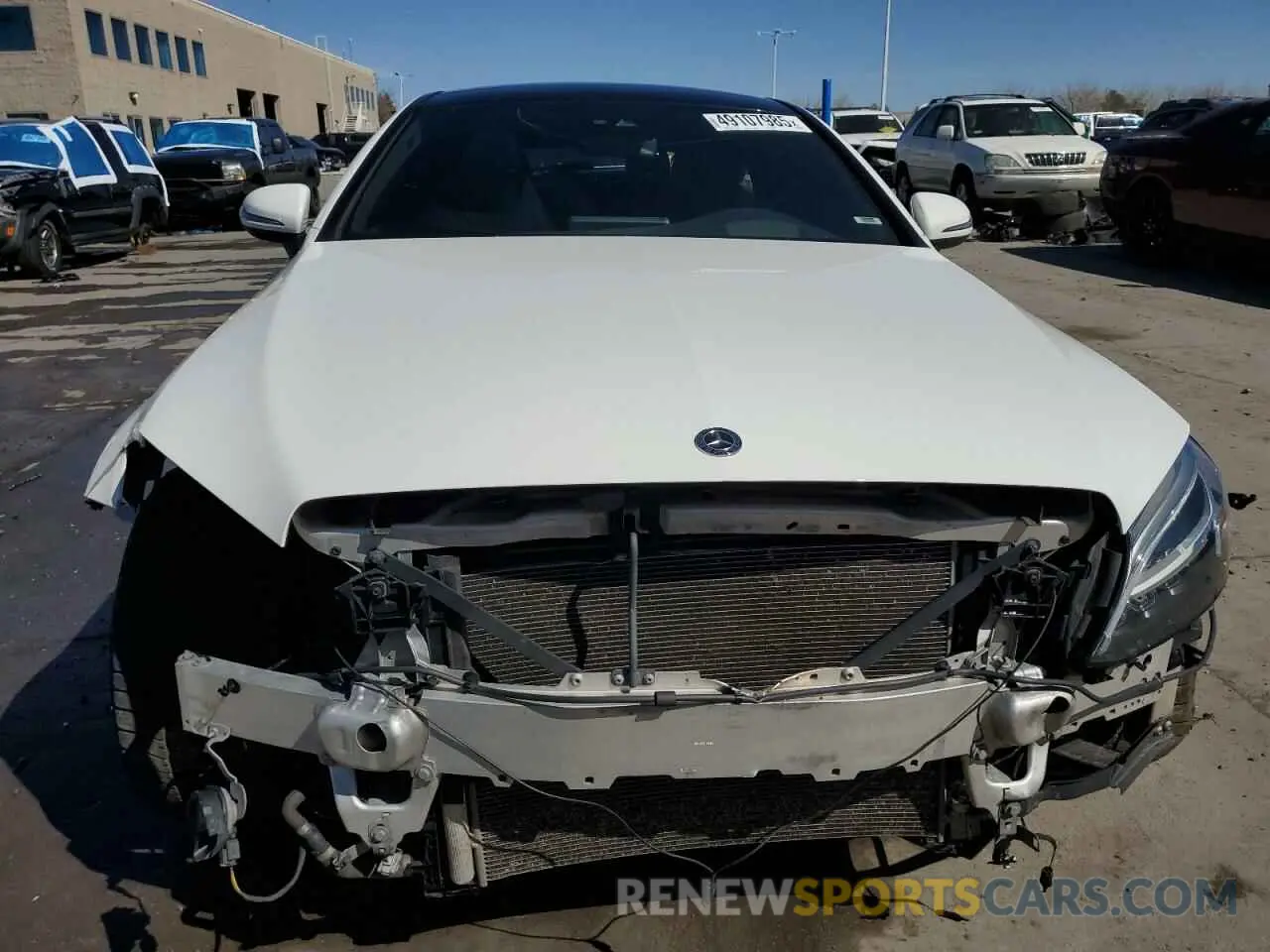 5 Photograph of a damaged car WDDWJ8EB9KF814668 MERCEDES-BENZ C-CLASS 2019