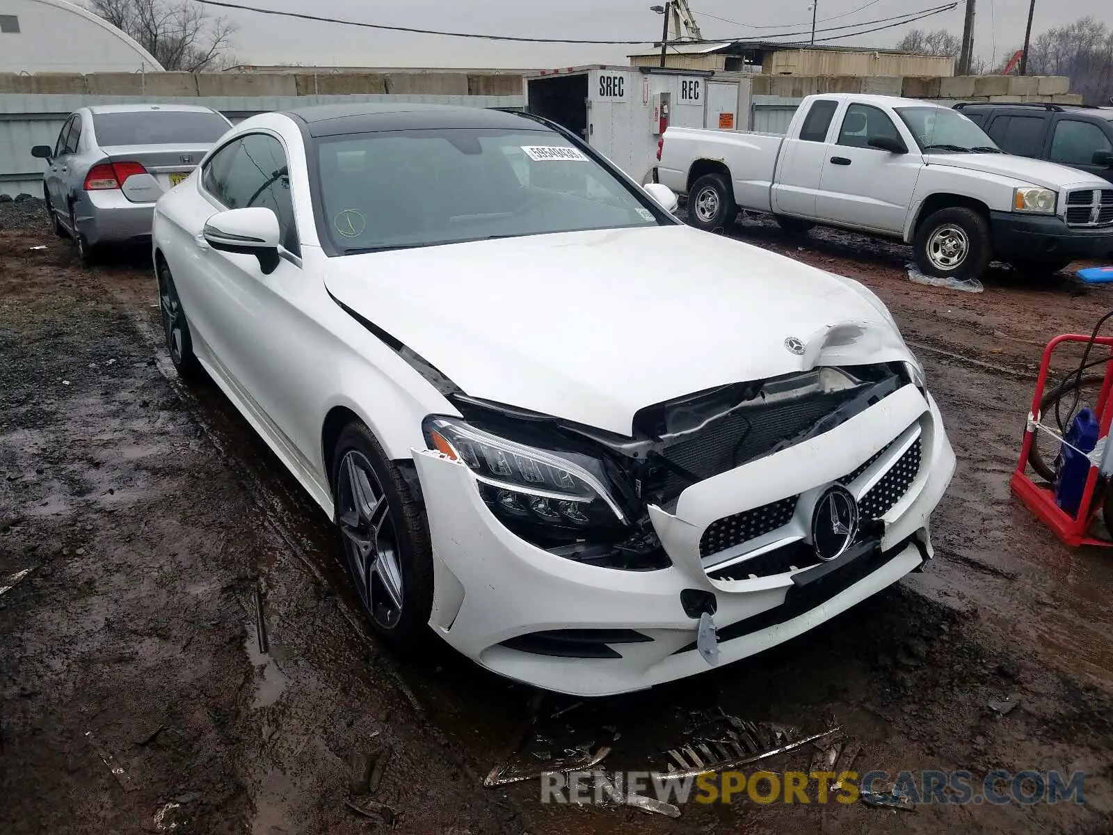 1 Photograph of a damaged car WDDWJ8EB9KF842812 MERCEDES-BENZ C CLASS 2019