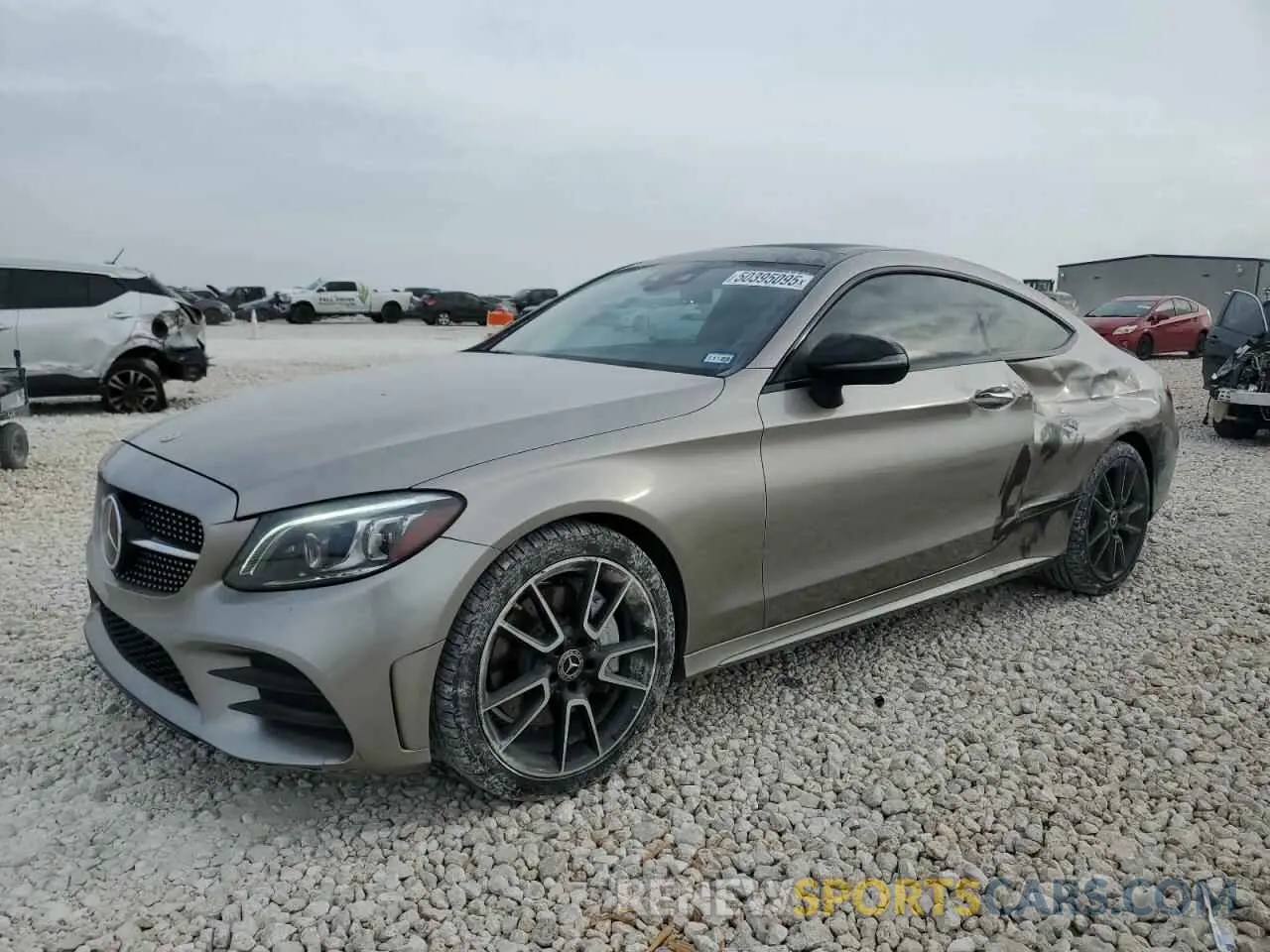 1 Photograph of a damaged car WDDWJ8EBXKF769031 MERCEDES-BENZ C-CLASS 2019