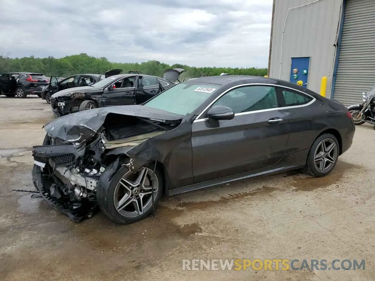 1 Photograph of a damaged car WDDWJ8EBXKF837960 MERCEDES-BENZ C-CLASS 2019