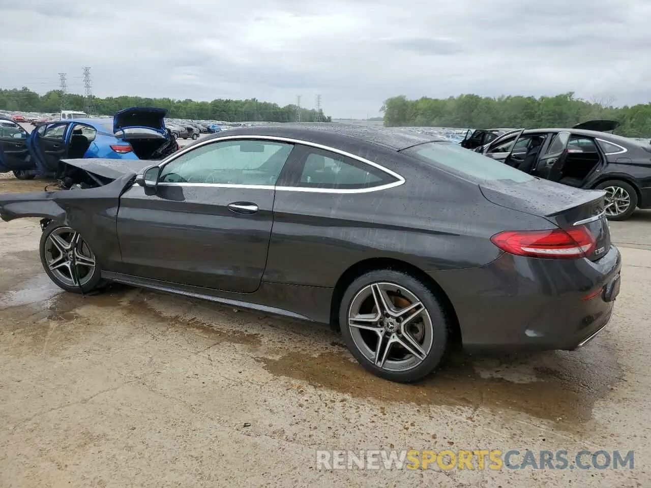 2 Photograph of a damaged car WDDWJ8EBXKF837960 MERCEDES-BENZ C-CLASS 2019