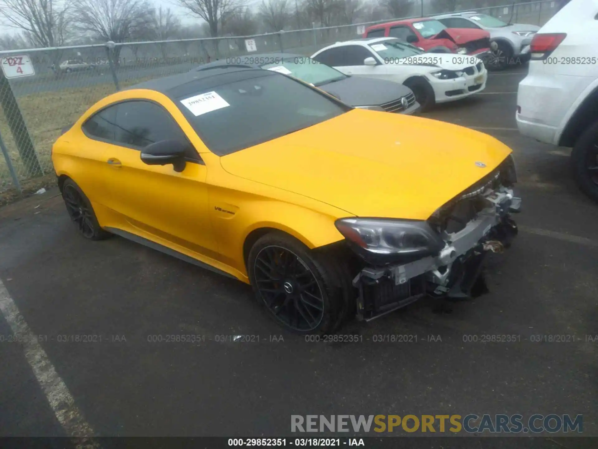 1 Photograph of a damaged car WDDWJ8HB9KF842272 MERCEDES-BENZ C-CLASS 2019