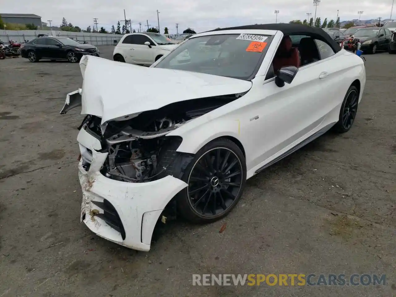 2 Photograph of a damaged car WDDWK6EB0KF815743 MERCEDES-BENZ C-CLASS 2019