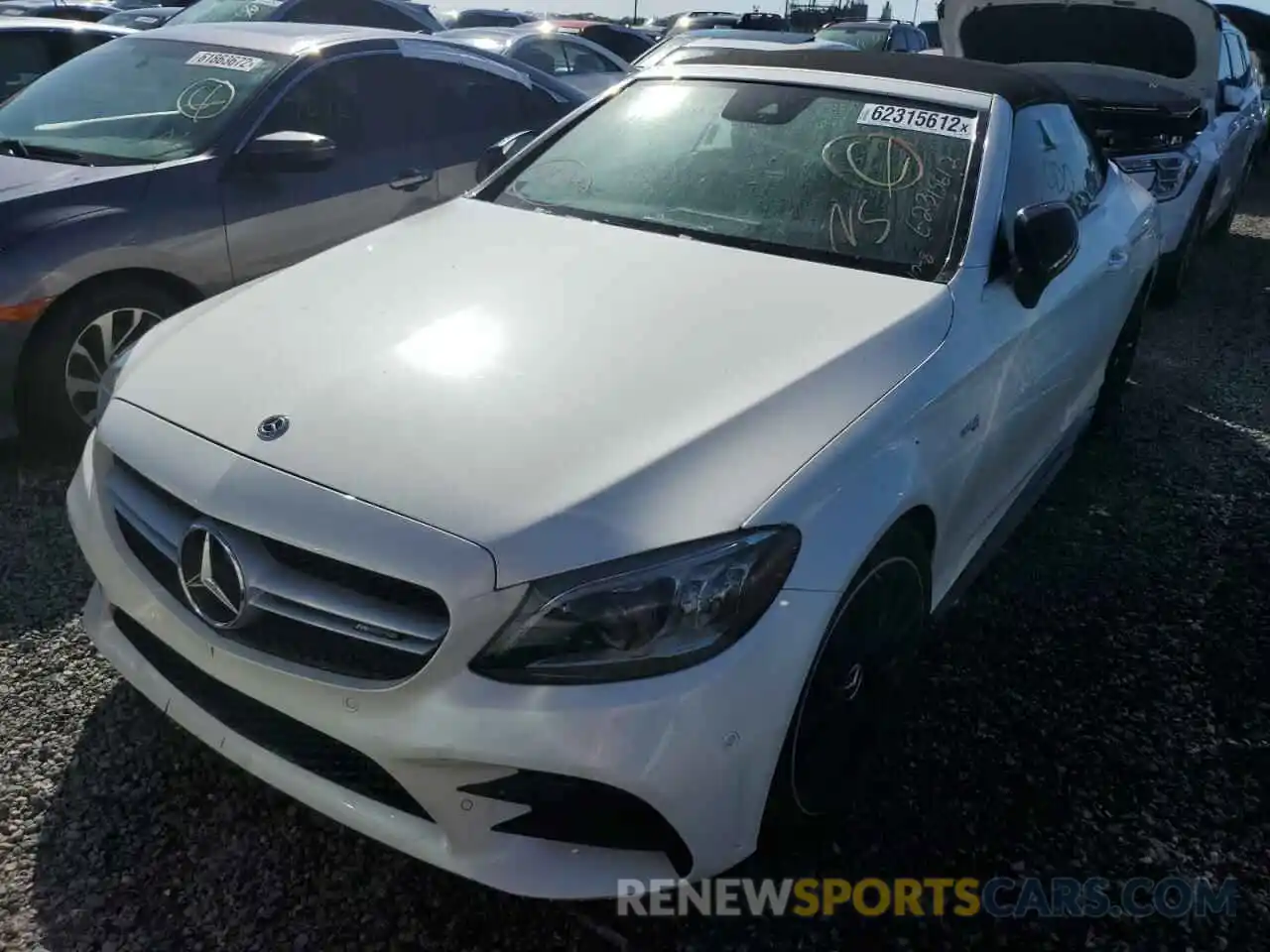 2 Photograph of a damaged car WDDWK6EB3KF831807 MERCEDES-BENZ C-CLASS 2019