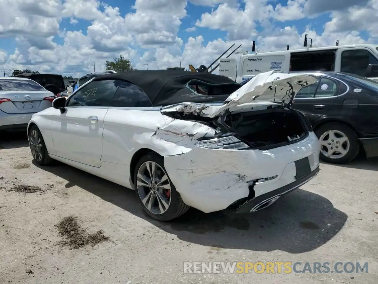 3 Photograph of a damaged car WDDWK8DB1KF823119 MERCEDES-BENZ C-CLASS 2019