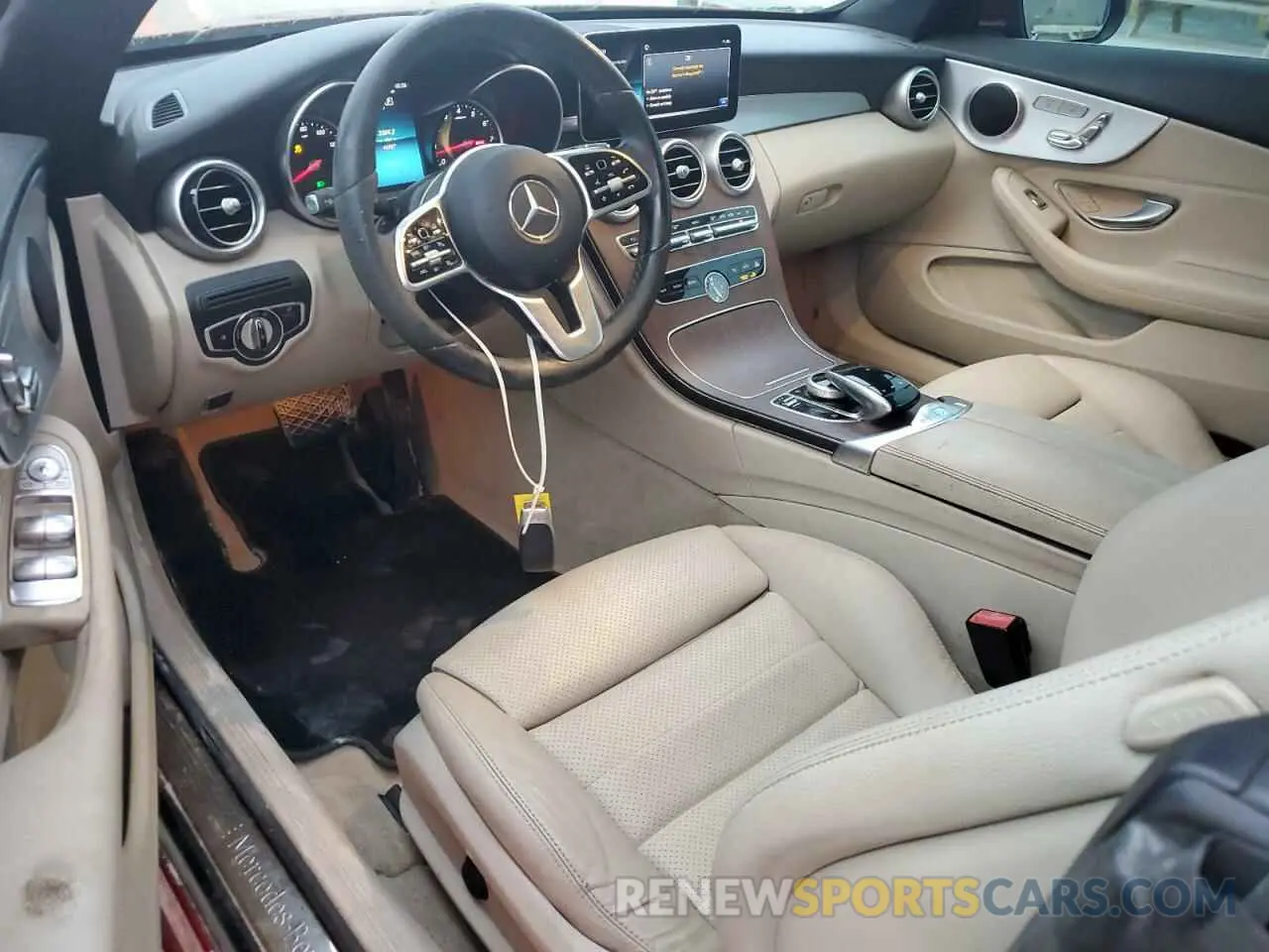 8 Photograph of a damaged car WDDWK8DB2KF882504 MERCEDES-BENZ C-CLASS 2019
