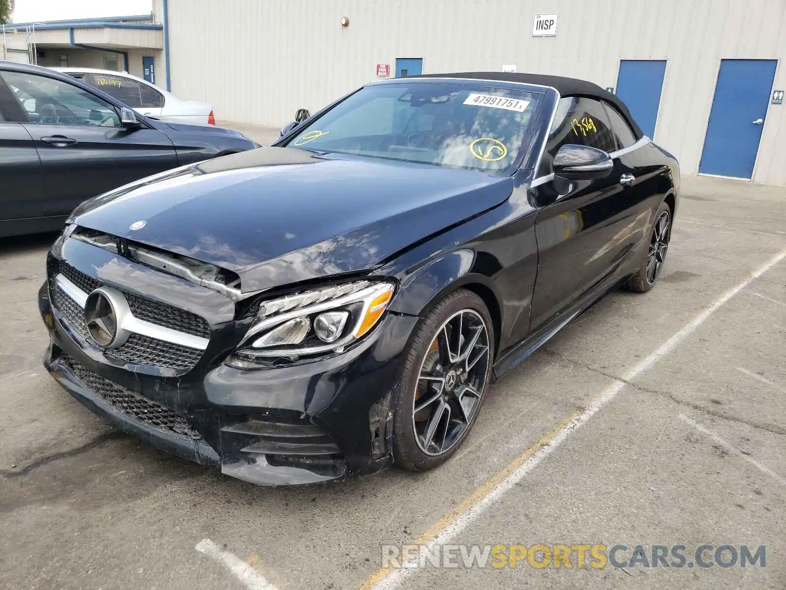 2 Photograph of a damaged car WDDWK8DB4KF792609 MERCEDES-BENZ C CLASS 2019