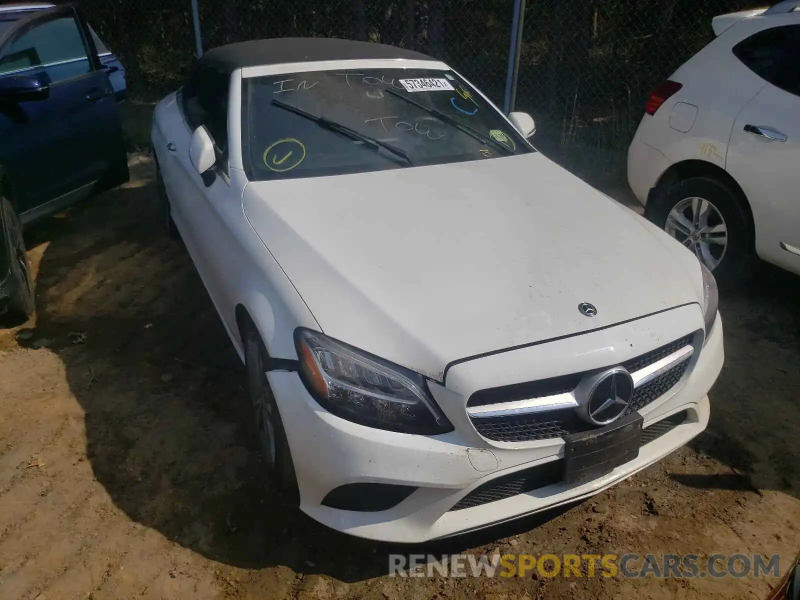 1 Photograph of a damaged car WDDWK8DB4KF832980 MERCEDES-BENZ C-CLASS 2019