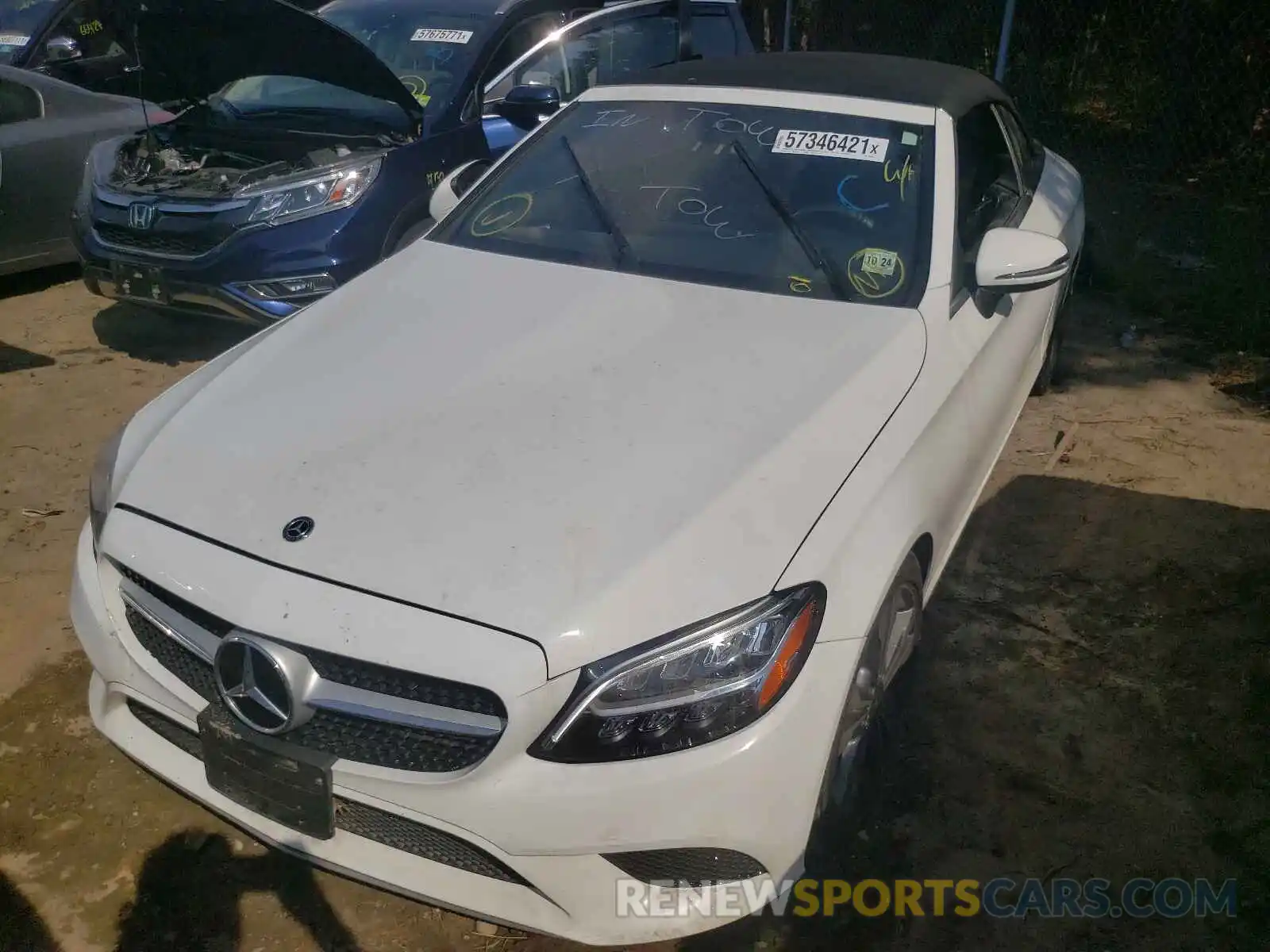 2 Photograph of a damaged car WDDWK8DB4KF832980 MERCEDES-BENZ C-CLASS 2019