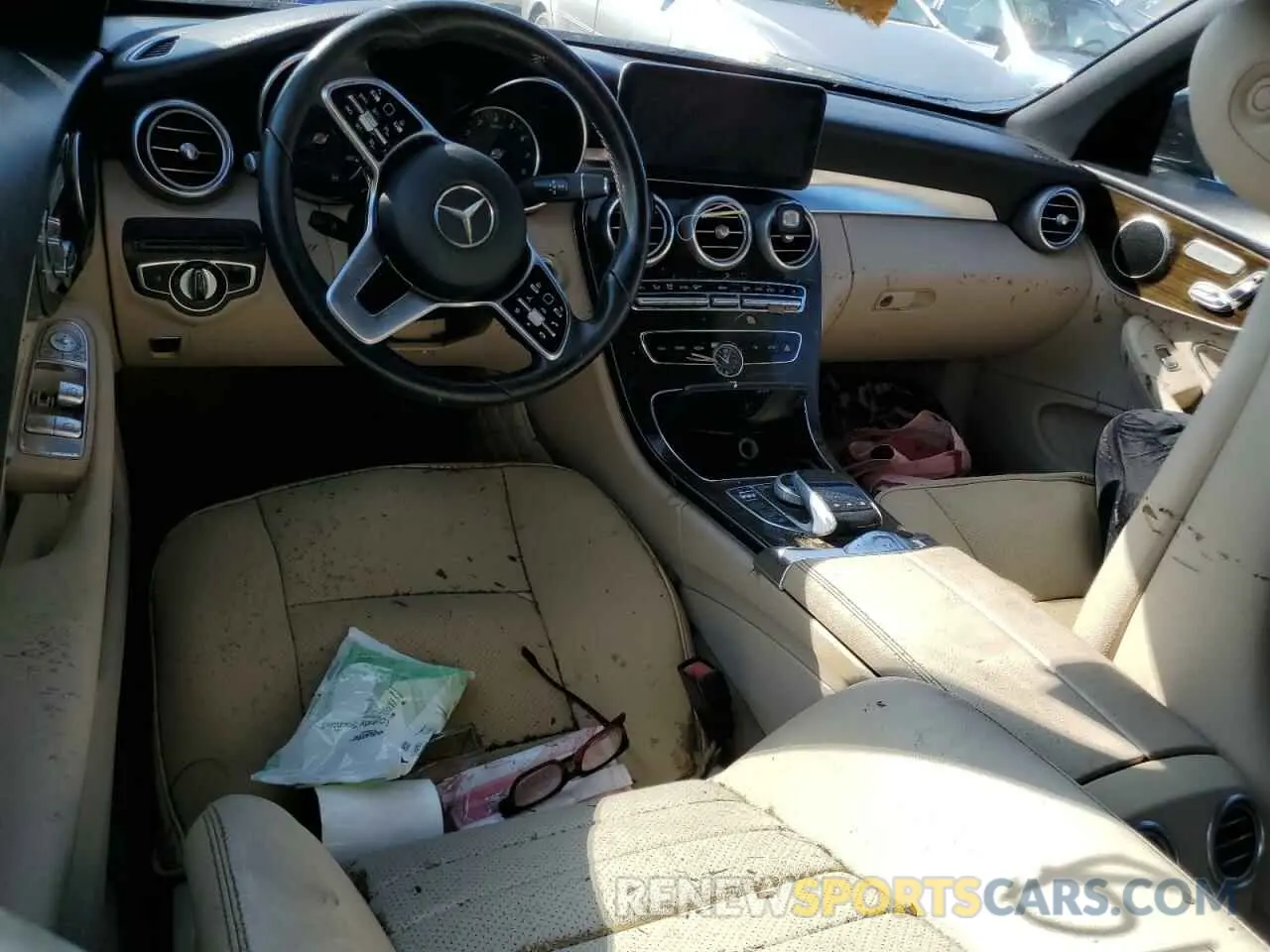8 Photograph of a damaged car WDDWK8DB5KF828632 MERCEDES-BENZ C-CLASS 2019