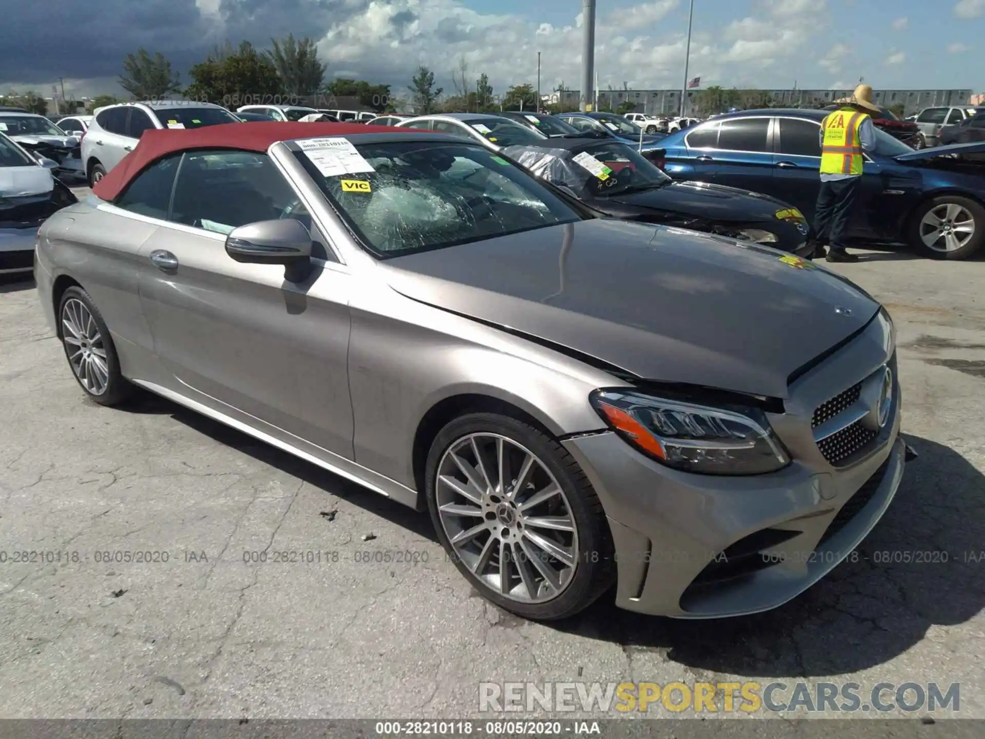 1 Photograph of a damaged car WDDWK8DB6KF857444 MERCEDES-BENZ C-CLASS 2019