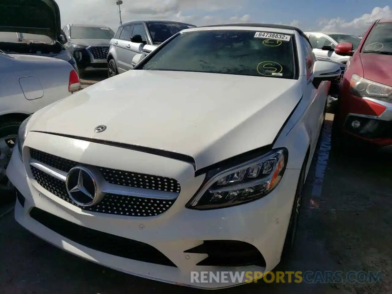 2 Photograph of a damaged car WDDWK8DB9KF774381 MERCEDES-BENZ C-CLASS 2019