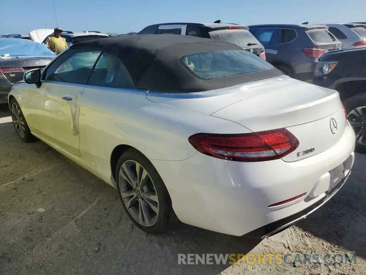 2 Photograph of a damaged car WDDWK8DB9KF825782 MERCEDES-BENZ C-CLASS 2019