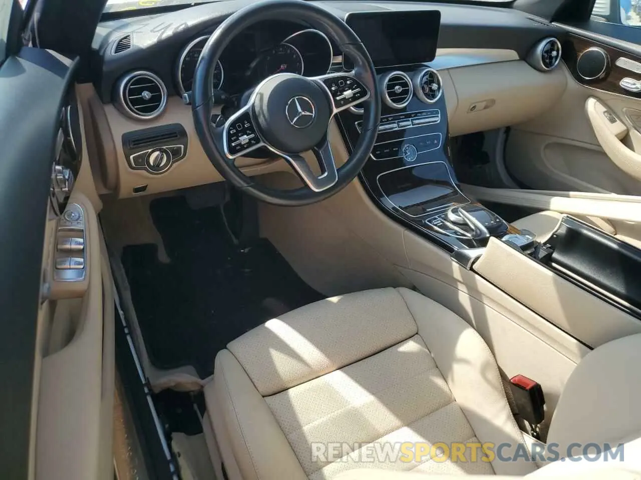8 Photograph of a damaged car WDDWK8DB9KF825782 MERCEDES-BENZ C-CLASS 2019