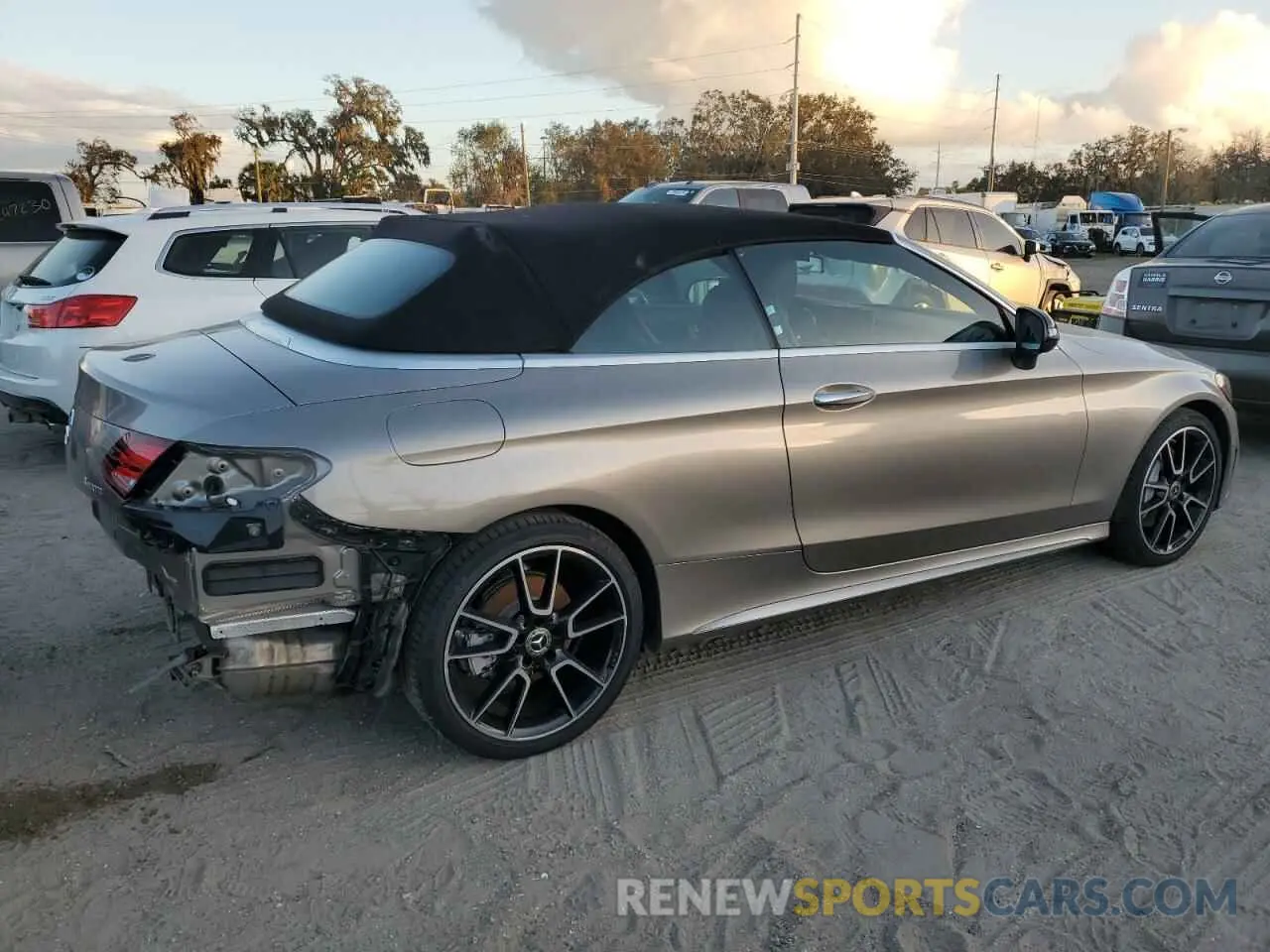 3 Photograph of a damaged car WDDWK8EB5KF774456 MERCEDES-BENZ C-CLASS 2019