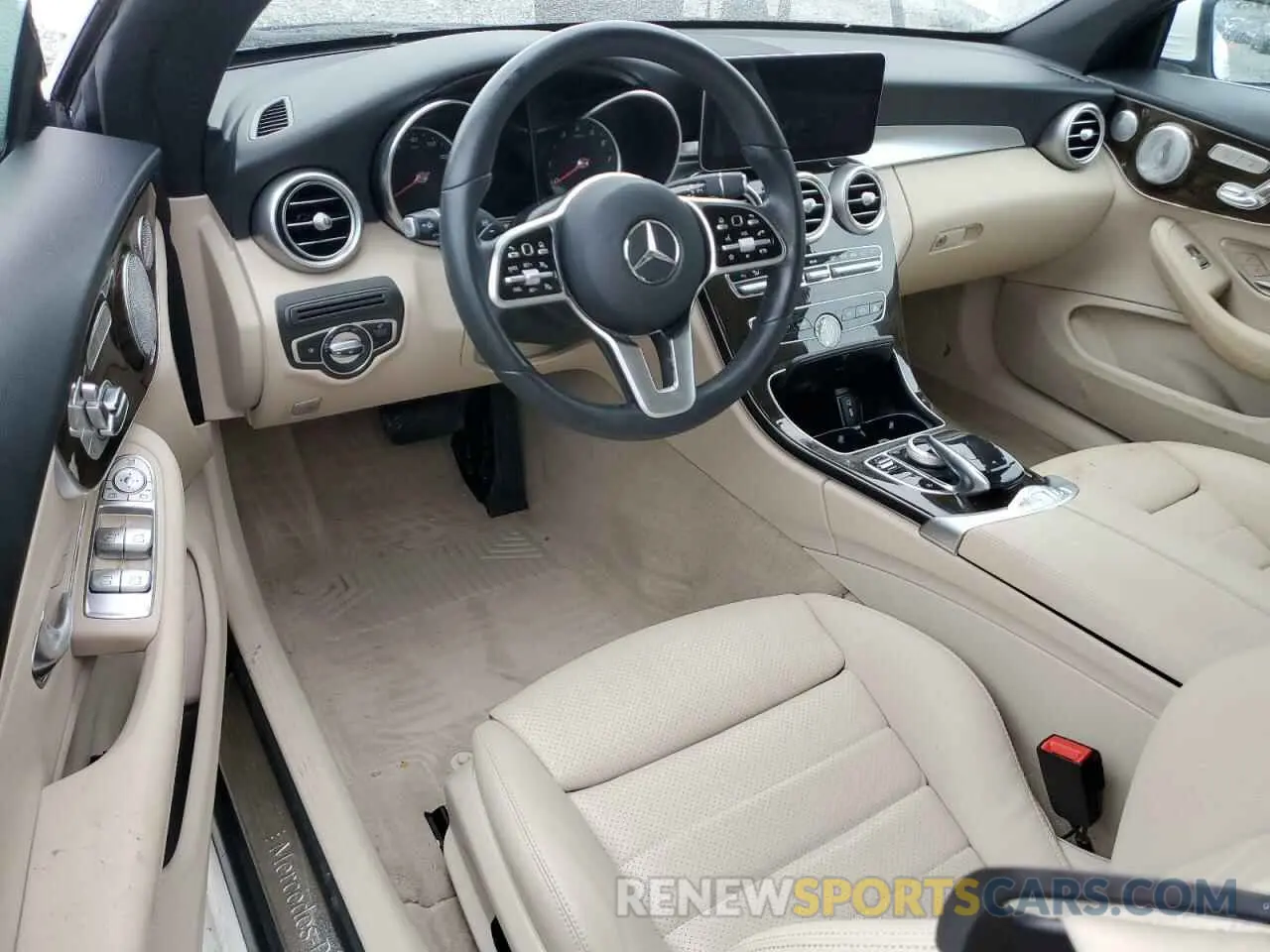 8 Photograph of a damaged car WDDWK8EB6KF801826 MERCEDES-BENZ C-CLASS 2019