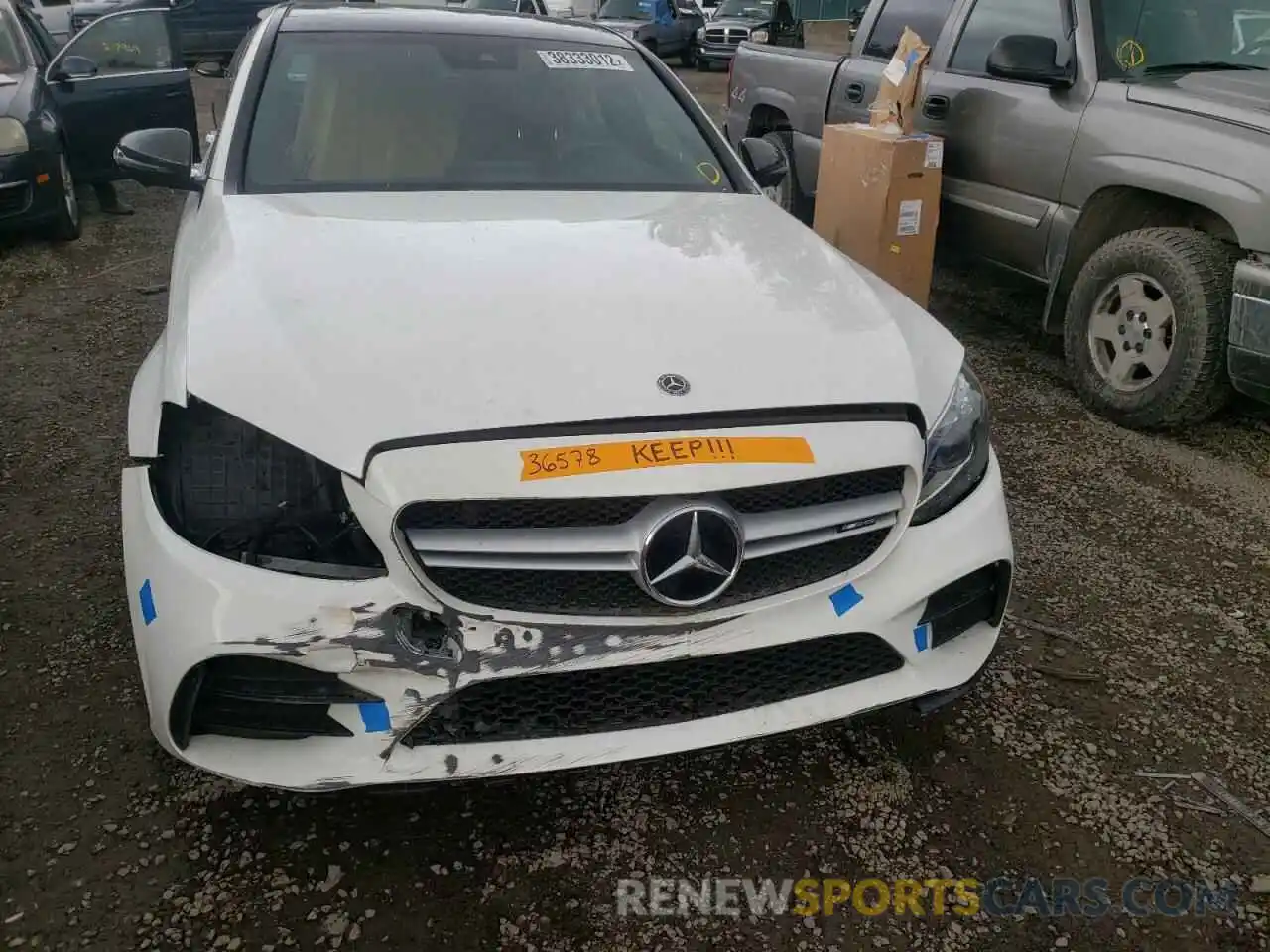 9 Photograph of a damaged car 55SWF6EB0LU328335 MERCEDES-BENZ C-CLASS 2020