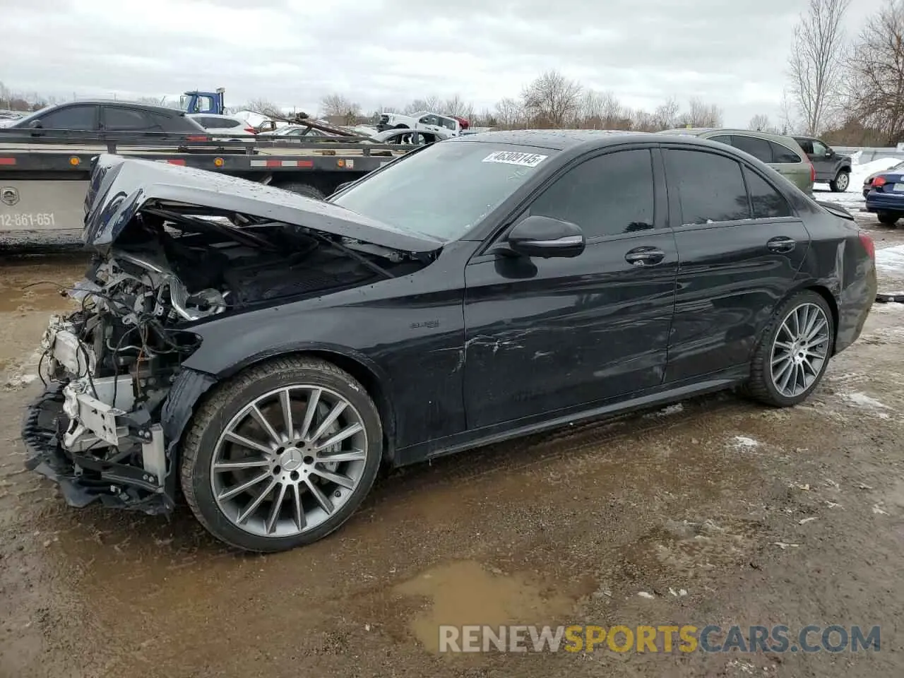 1 Photograph of a damaged car 55SWF6EB3LU334503 MERCEDES-BENZ C-CLASS 2020