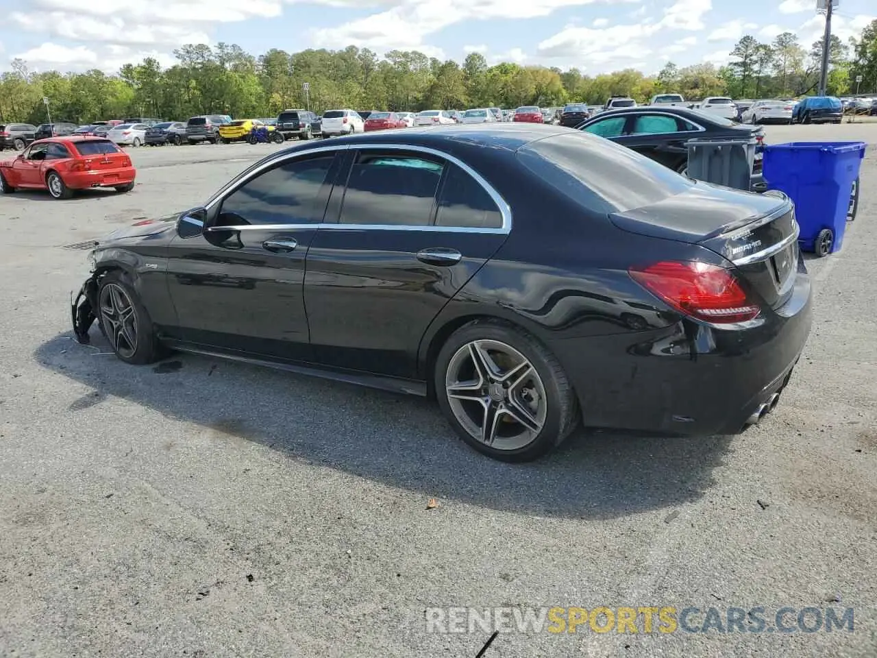 2 Photograph of a damaged car 55SWF6EB5LU331098 MERCEDES-BENZ C-CLASS 2020