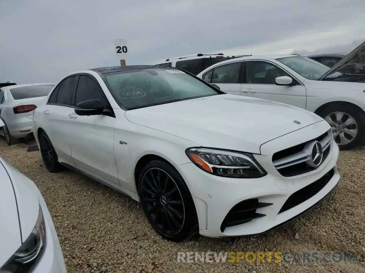 1 Photograph of a damaged car 55SWF6EB6LU329716 MERCEDES-BENZ C-CLASS 2020