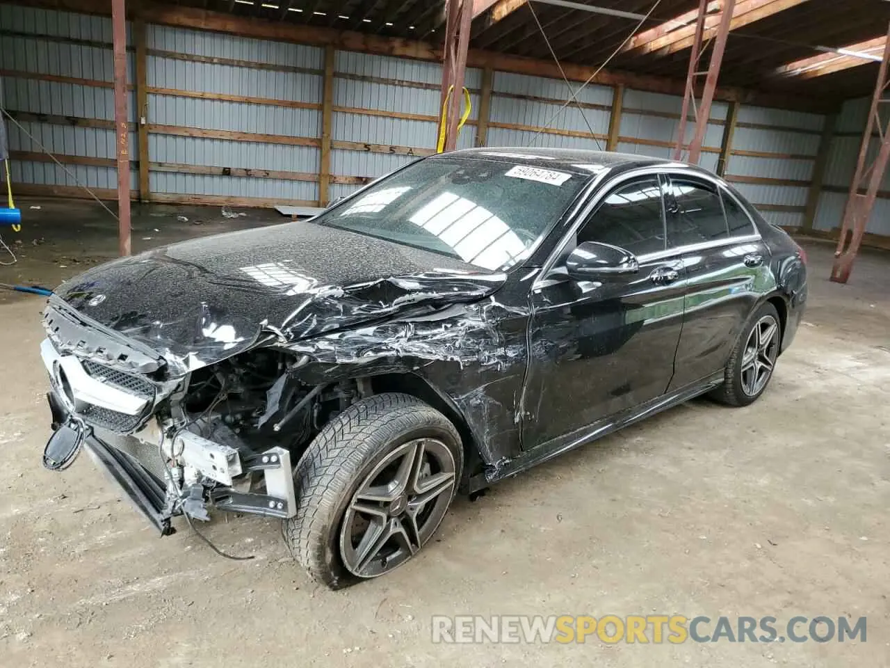 1 Photograph of a damaged car 55SWF6EB8LU331306 MERCEDES-BENZ C-CLASS 2020