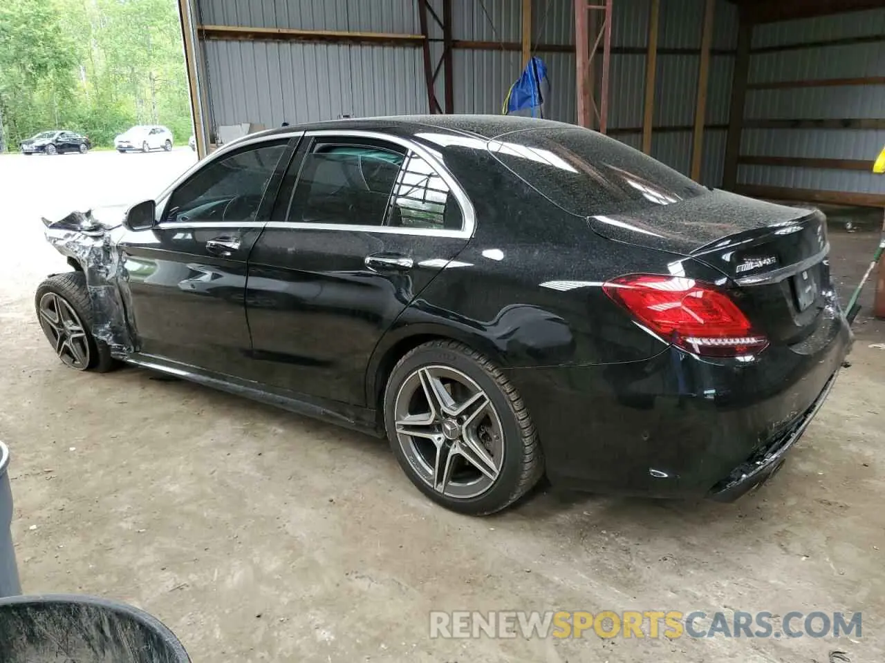 2 Photograph of a damaged car 55SWF6EB8LU331306 MERCEDES-BENZ C-CLASS 2020