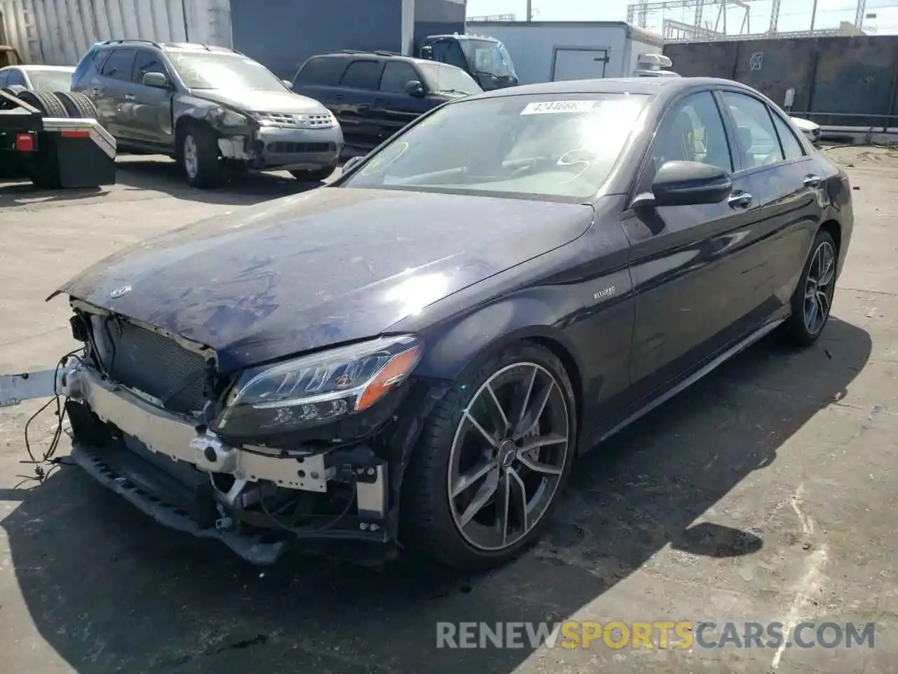 2 Photograph of a damaged car 55SWF6EB8LU334061 MERCEDES-BENZ C-CLASS 2020