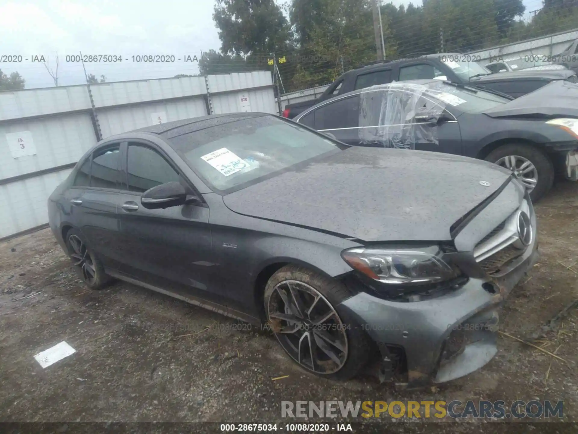 1 Photograph of a damaged car 55SWF6EBXLU333560 MERCEDES-BENZ C-CLASS 2020