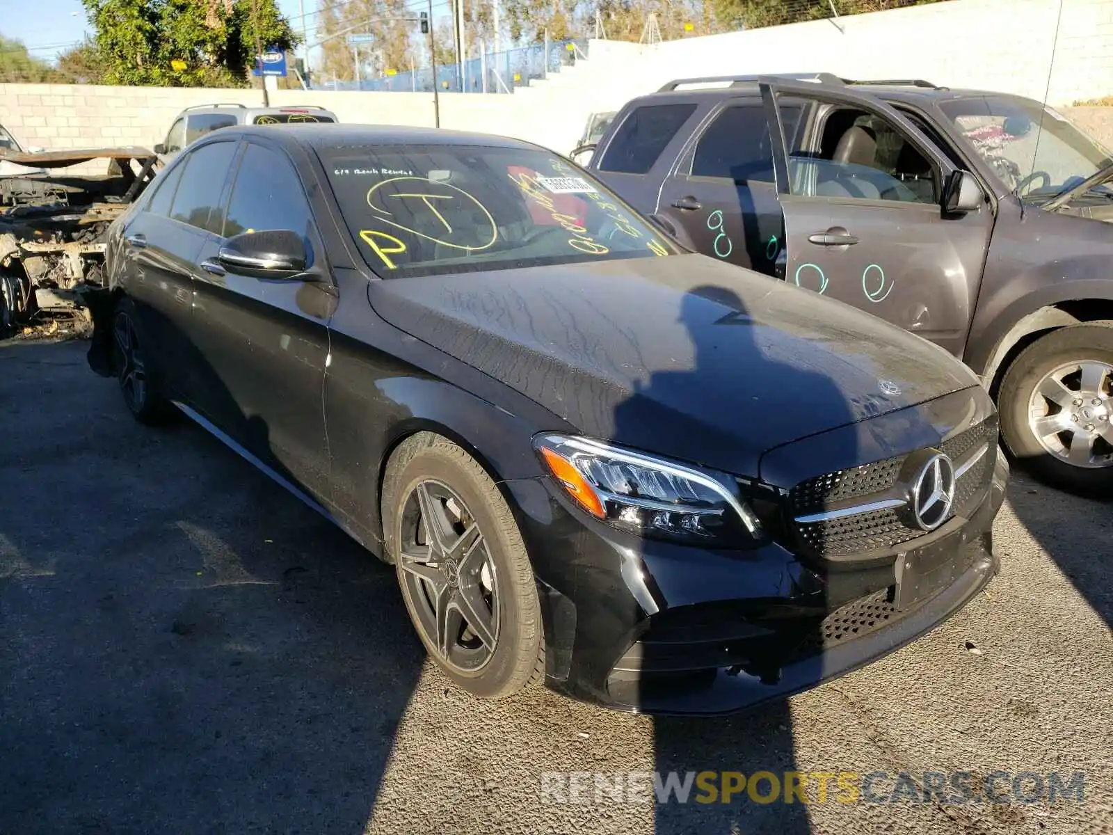 1 Photograph of a damaged car 55SWF8DB1LU326445 MERCEDES-BENZ C CLASS 2020