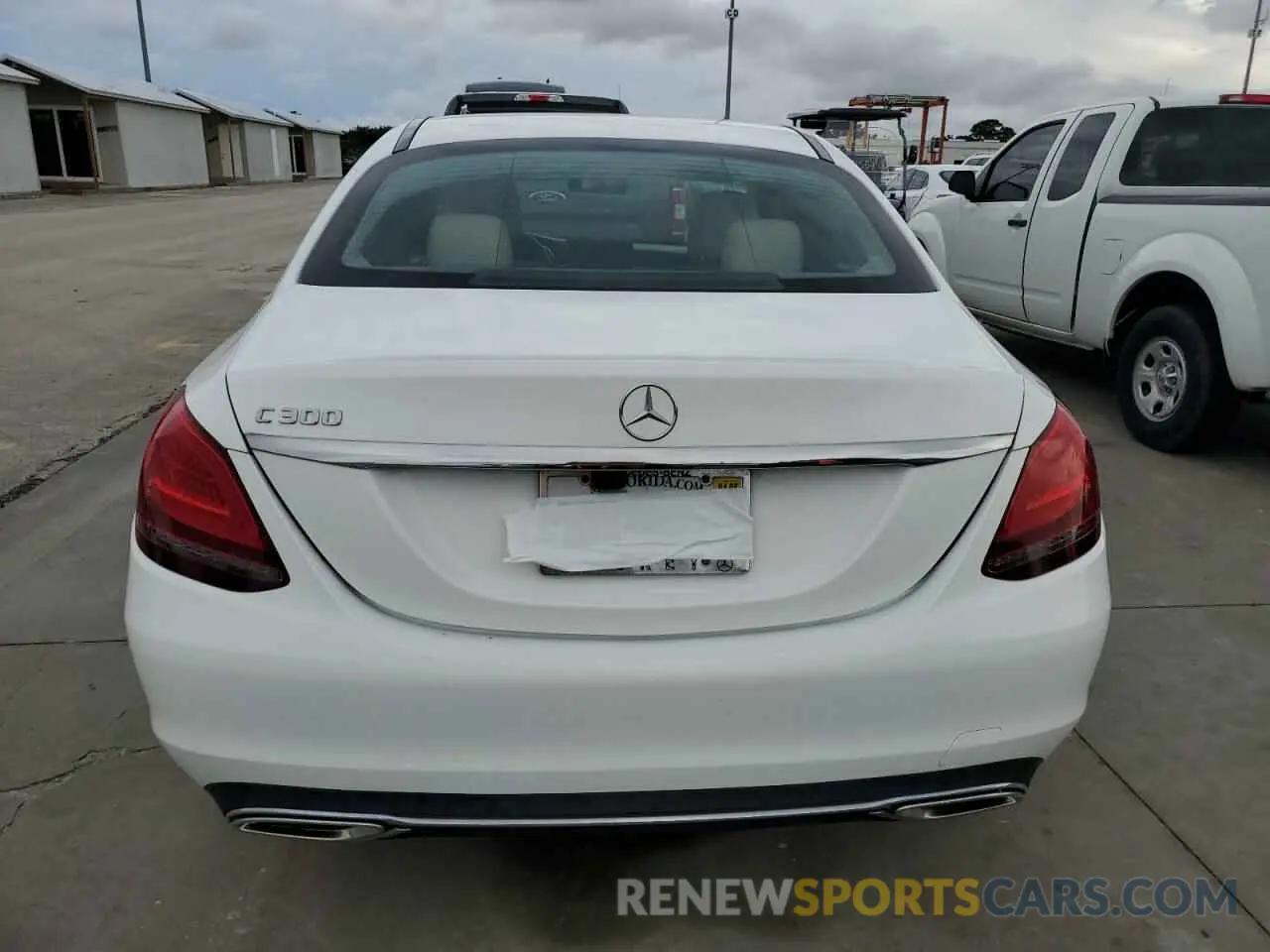 6 Photograph of a damaged car 55SWF8DB1LU332665 MERCEDES-BENZ C-CLASS 2020