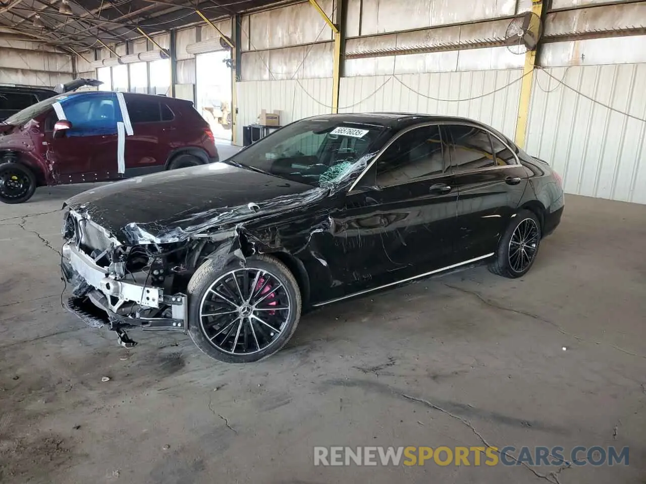 1 Photograph of a damaged car 55SWF8DB3LU323854 MERCEDES-BENZ C-CLASS 2020