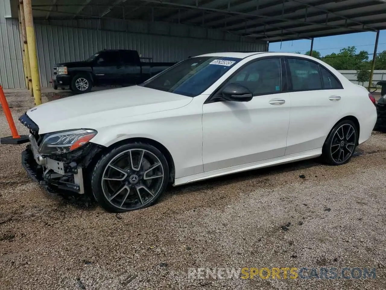 1 Photograph of a damaged car 55SWF8DB3LU325846 MERCEDES-BENZ C-CLASS 2020