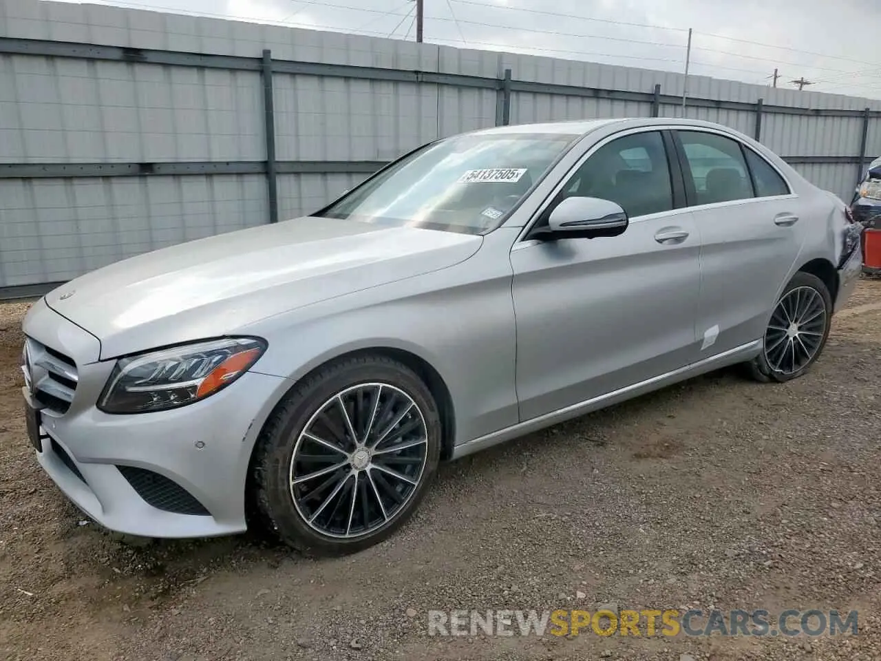 1 Photograph of a damaged car 55SWF8DB4LU327248 MERCEDES-BENZ C-CLASS 2020