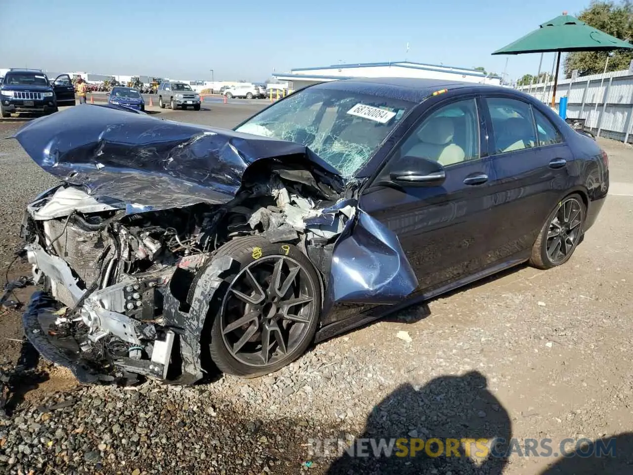1 Photograph of a damaged car 55SWF8DB4LU329551 MERCEDES-BENZ C-CLASS 2020