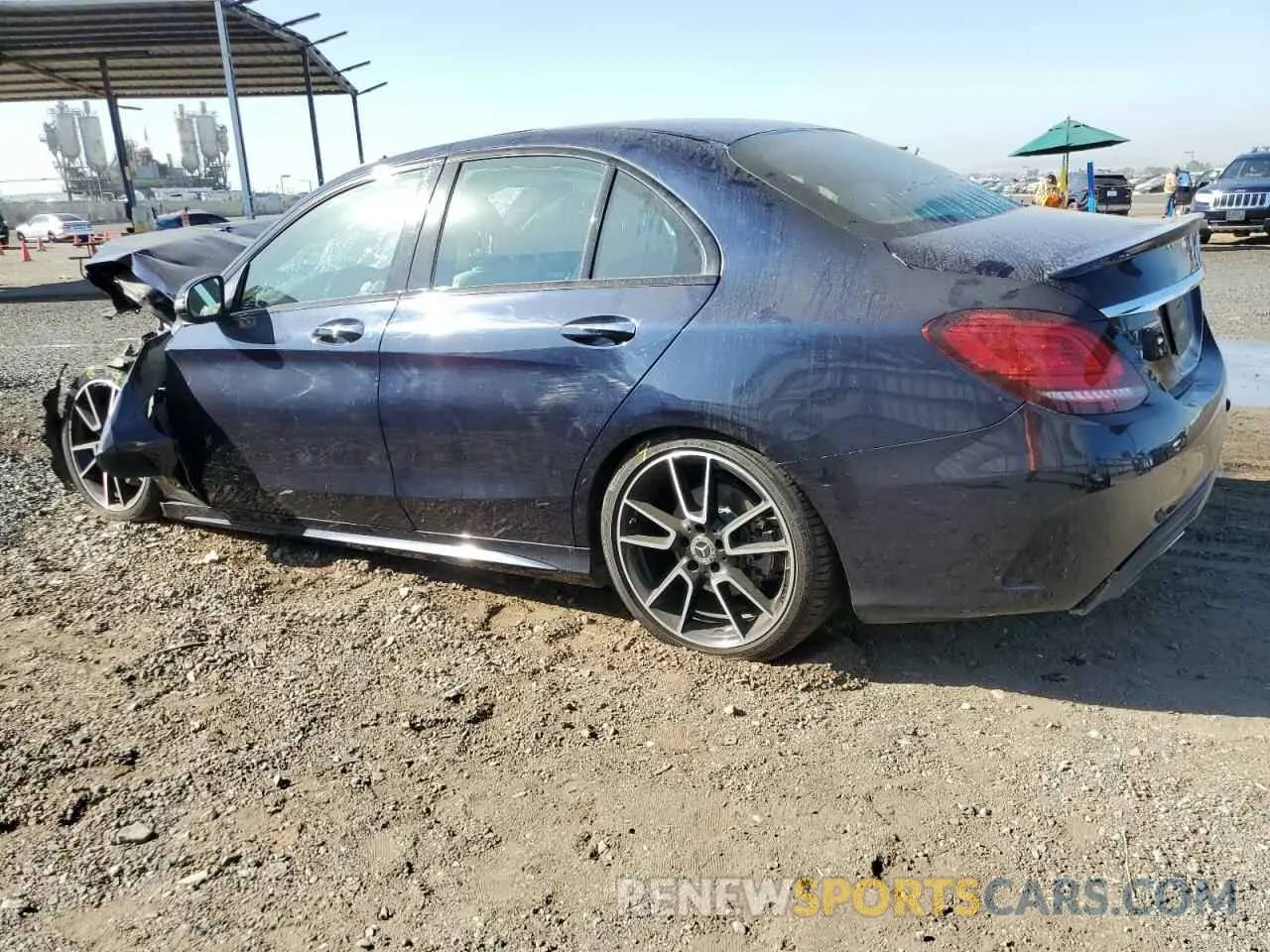 2 Photograph of a damaged car 55SWF8DB4LU329551 MERCEDES-BENZ C-CLASS 2020